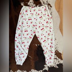 Women’s Erika Taylor Intimates Pajama Pant | Cherries | 100% Cotton | Sz: M